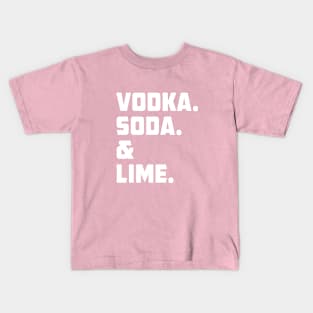 Vodka soda lime Kids T-Shirt